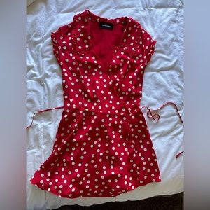 Red Polka Dot Dress, worn on Riverdale by Cheryl Blossom (The Kooples) XS